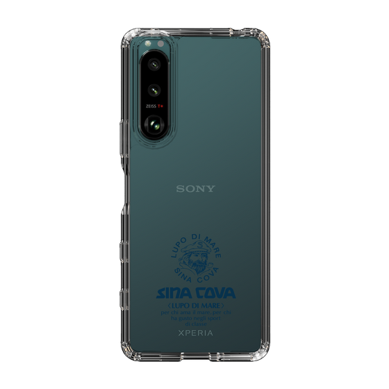Slim Protection Case［ SINA COVA - Logo - Navy ］