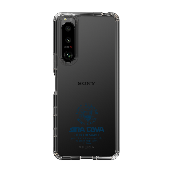 Slim Protection Case［ SINA COVA - Logo - Navy ］