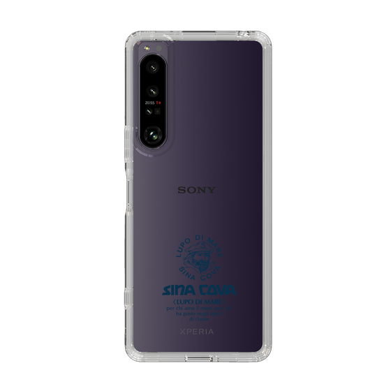 Slim Protection Case［ SINA COVA - Logo - Navy ］