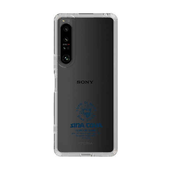 Slim Protection Case［ SINA COVA - Logo - Navy ］