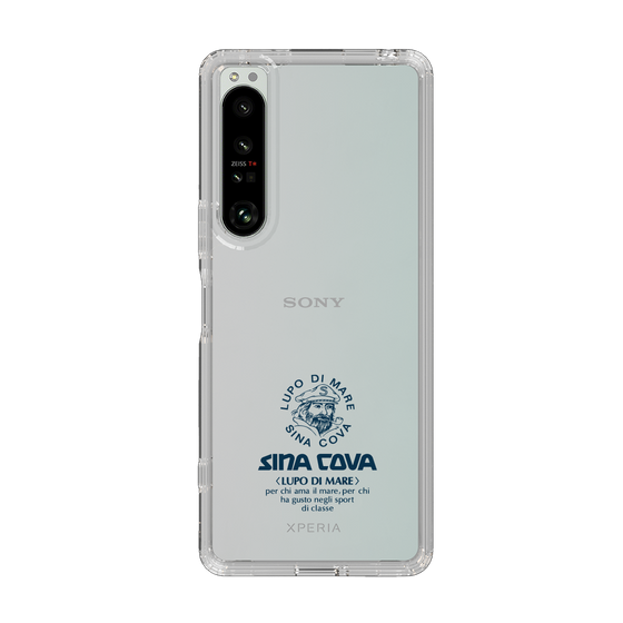 Slim Protection Case［ SINA COVA - Logo - Navy ］