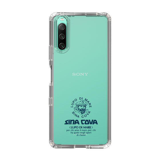 Slim Protection Case［ SINA COVA - Logo - Navy ］