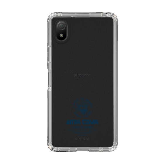Slim Protection Case［ SINA COVA - Logo - Navy ］