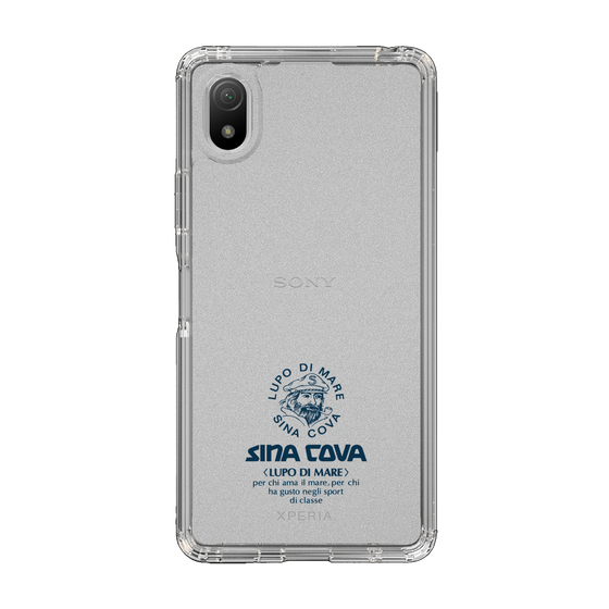 Slim Protection Case［ SINA COVA - Logo - Navy ］