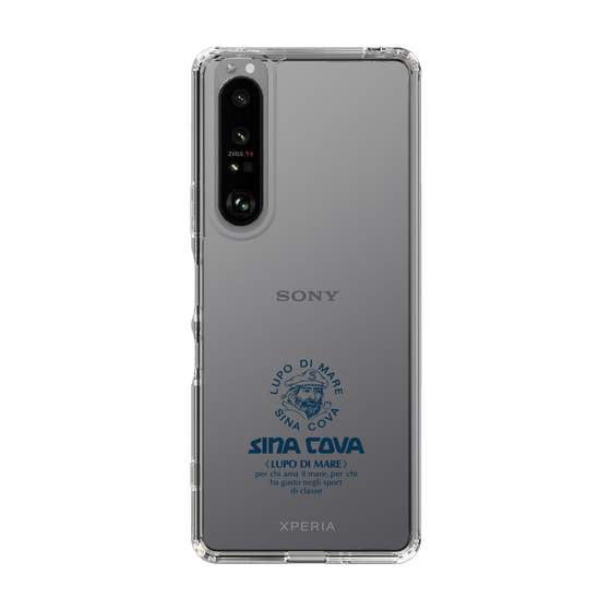 Slim Protection Case［ SINA COVA - Logo - Navy ］