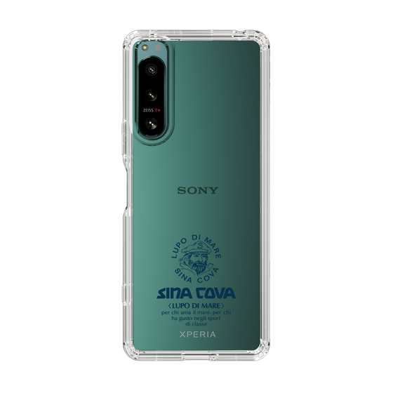 Slim Protection Case［ SINA COVA - Logo - Navy ］