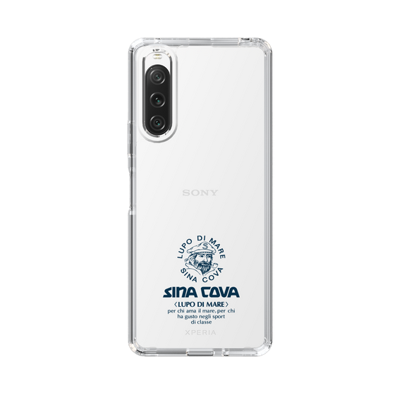 Slim Protection Case［ SINA COVA - Logo - Navy ］