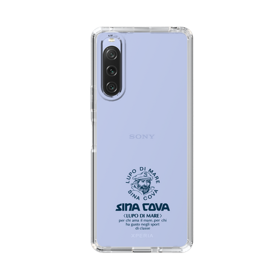 Slim Protection Case［ SINA COVA - Logo - Navy ］