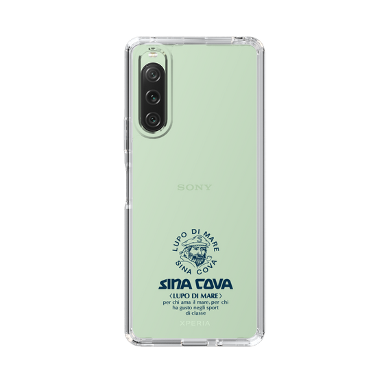 Slim Protection Case［ SINA COVA - Logo - Navy ］