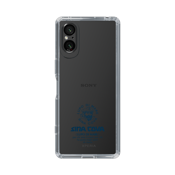 Slim Protection Case［ SINA COVA - Logo - Navy ］
