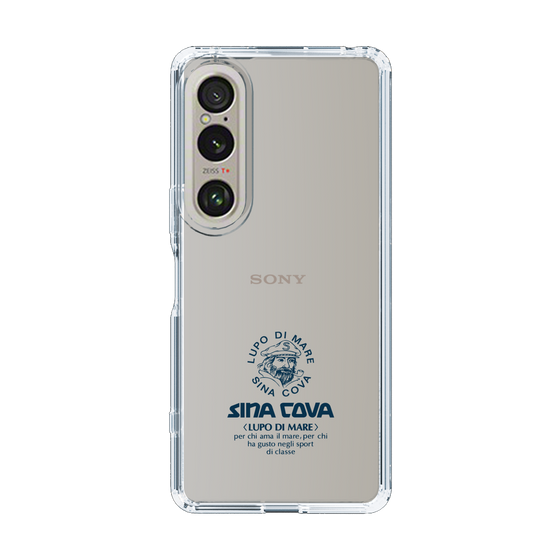 Slim Protection Case［ SINA COVA - Logo - Navy ］