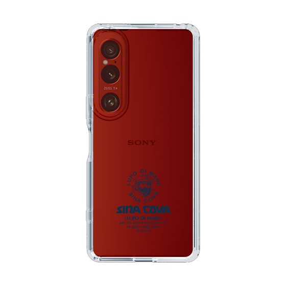 Slim Protection Case［ SINA COVA - Logo - Navy ］