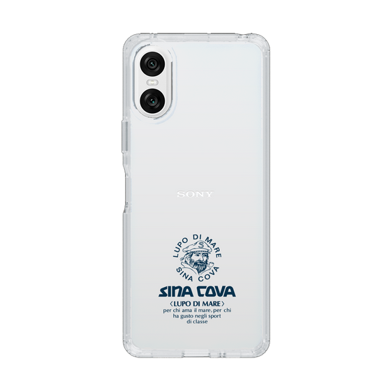 Slim Protection Case［ SINA COVA - Logo - Navy ］