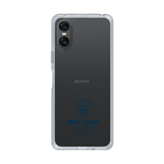 Slim Protection Case［ SINA COVA - Logo - Navy ］