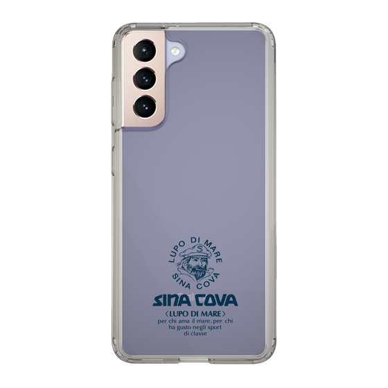 Slim Protection Case［ SINA COVA - Logo - Navy ］