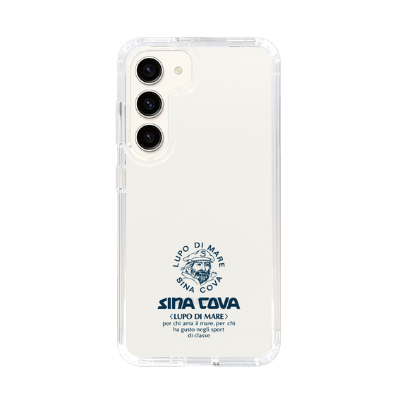 Slim Protection Case［ SINA COVA - Logo - Navy ］