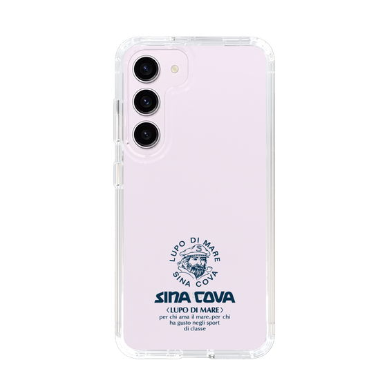 Slim Protection Case［ SINA COVA - Logo - Navy ］