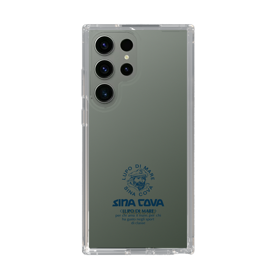 Slim Protection Case［ SINA COVA - Logo - Navy ］