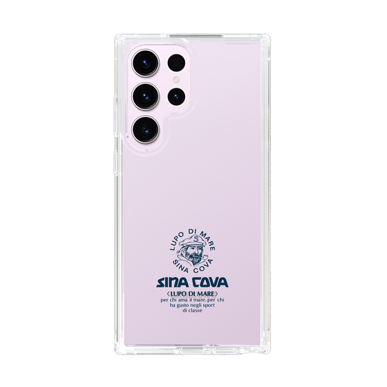 Slim Protection Case［ SINA COVA - Logo - Navy ］
