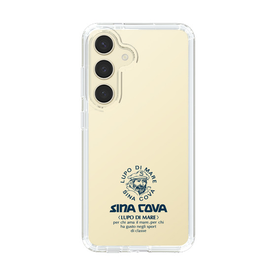 Slim Protection Case［ SINA COVA - Logo - Navy ］