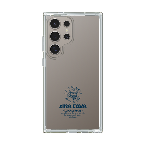 Slim Protection Case［ SINA COVA - Logo - Navy ］