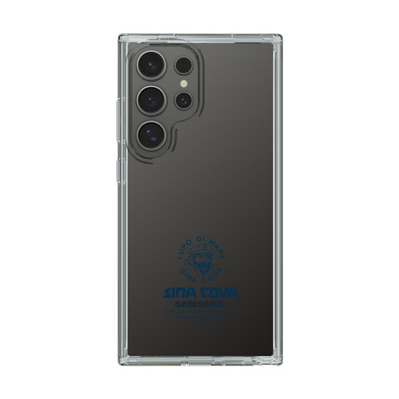 Slim Protection Case［ SINA COVA - Logo - Navy ］