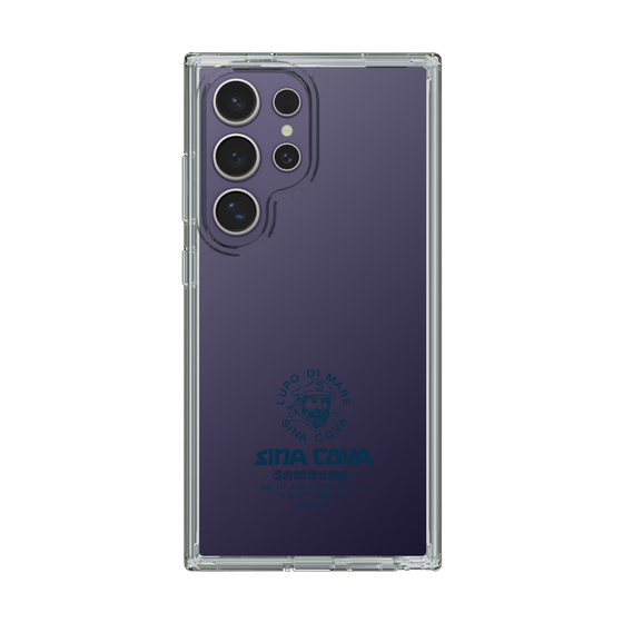 Slim Protection Case［ SINA COVA - Logo - Navy ］
