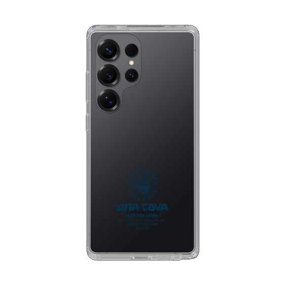 Slim Protection Case［ SINA COVA - Logo - Navy ］