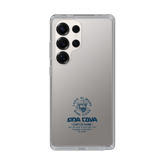 Slim Protection Case［ SINA COVA - Logo - Navy ］