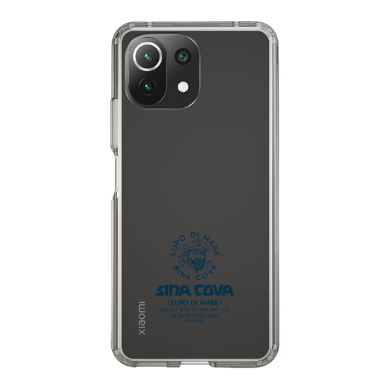 Slim Protection Case［ SINA COVA - Logo - Navy ］