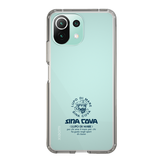 Slim Protection Case［ SINA COVA - Logo - Navy ］