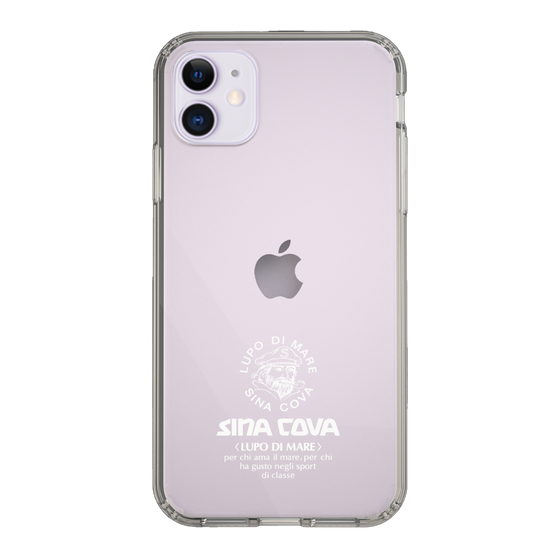 Slim Protection Case［ SINA COVA - Logo - White ］