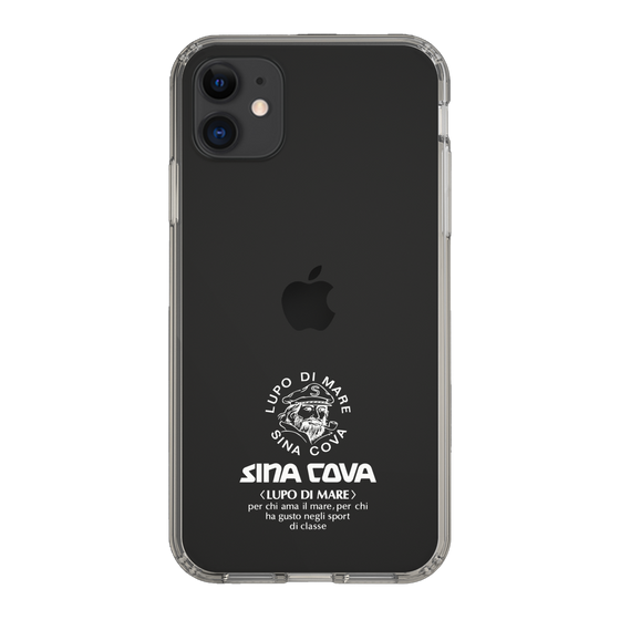 Slim Protection Case［ SINA COVA - Logo - White ］