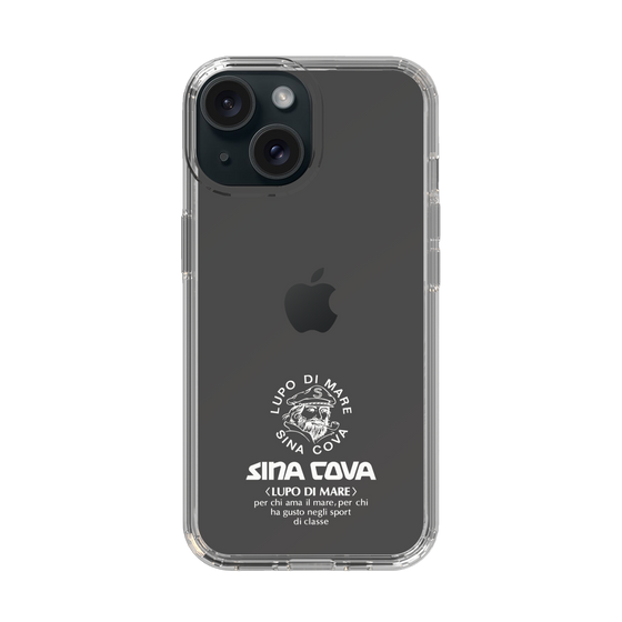 Slim Protection Case［ SINA COVA - Logo - White ］