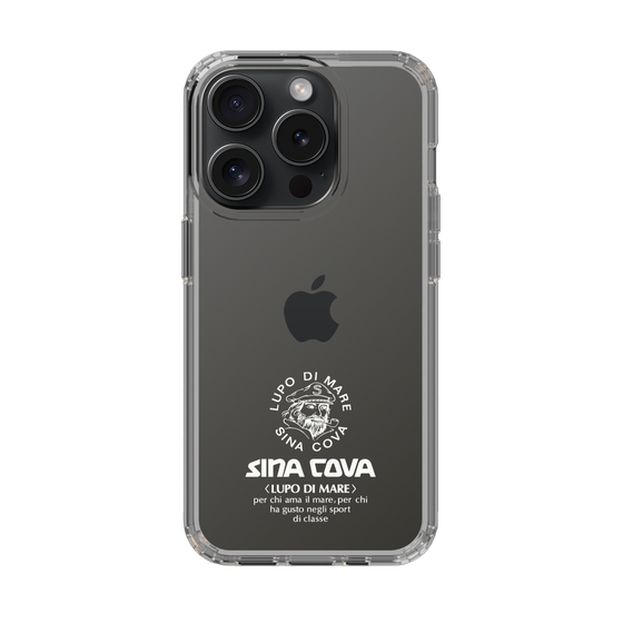 Slim Protection Case［ SINA COVA - Logo - White ］