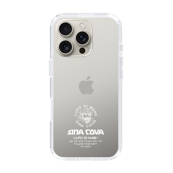 Slim Protection Case［ SINA COVA - Logo - White ］