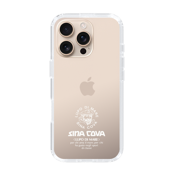 Slim Protection Case［ SINA COVA - Logo - White ］