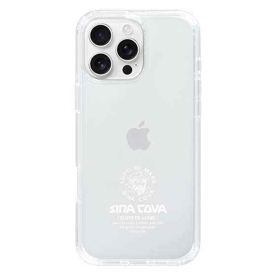 Slim Protection Case［ SINA COVA - Logo - White ］