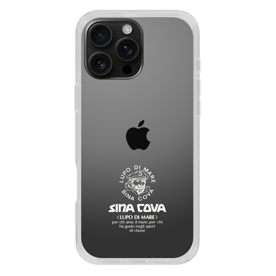 Slim Protection Case［ SINA COVA - Logo - White ］