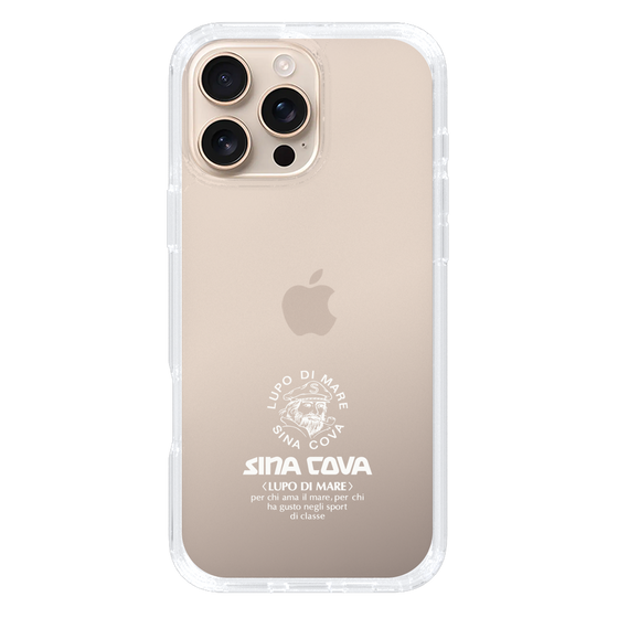 Slim Protection Case［ SINA COVA - Logo - White ］