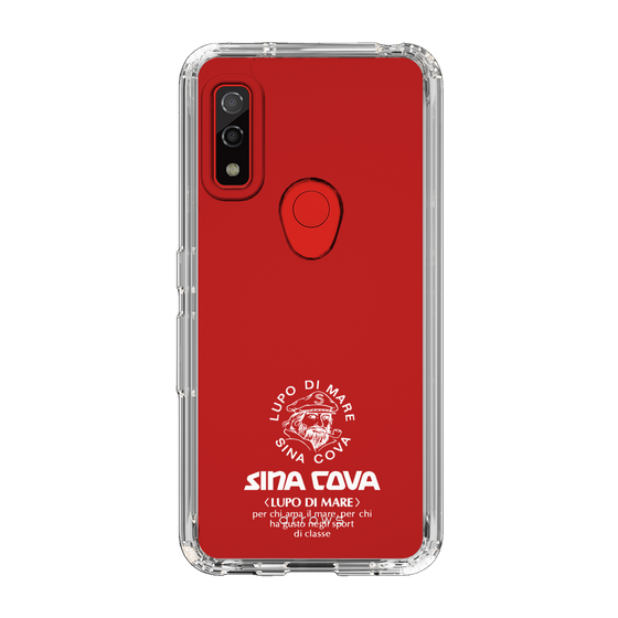 Slim Protection Case［ SINA COVA - Logo - White ］