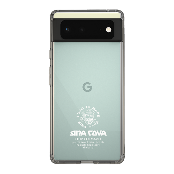 Slim Protection Case［ SINA COVA - Logo - White ］