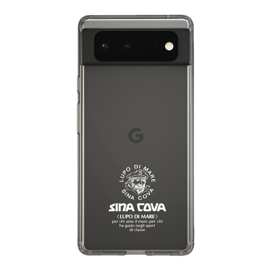 Slim Protection Case［ SINA COVA - Logo - White ］