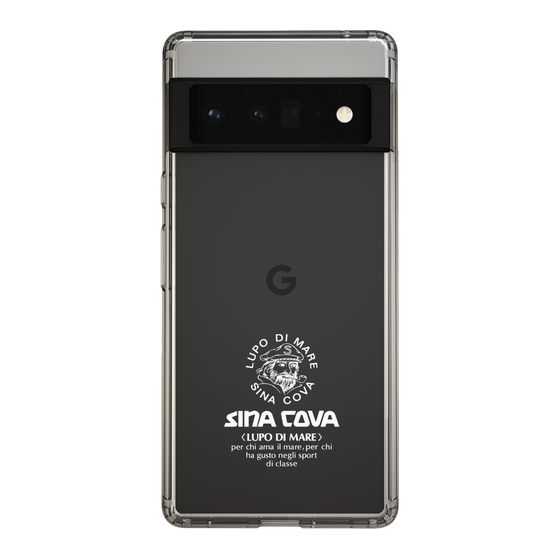 Slim Protection Case［ SINA COVA - Logo - White ］