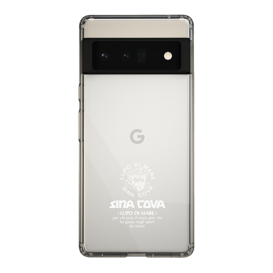 Slim Protection Case［ SINA COVA - Logo - White ］