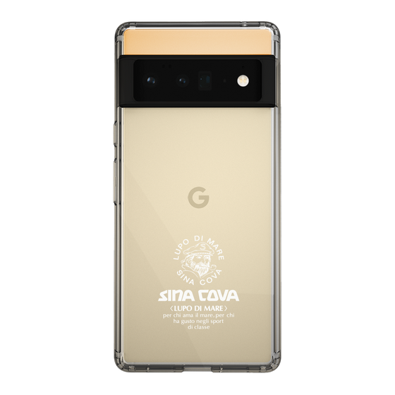 Slim Protection Case［ SINA COVA - Logo - White ］