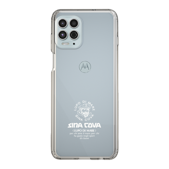 Slim Protection Case［ SINA COVA - Logo - White ］