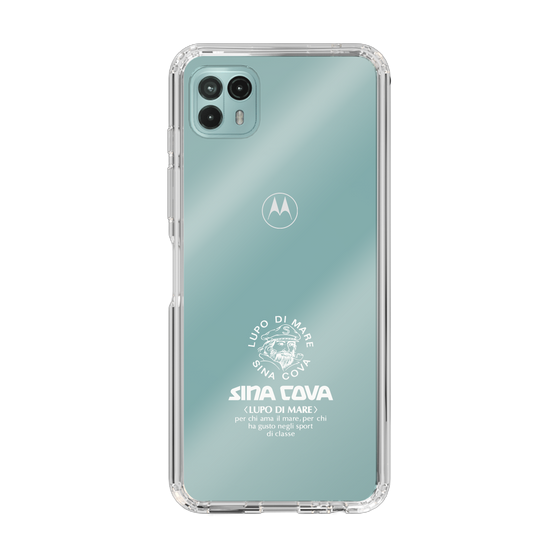Slim Protection Case［ SINA COVA - Logo - White ］