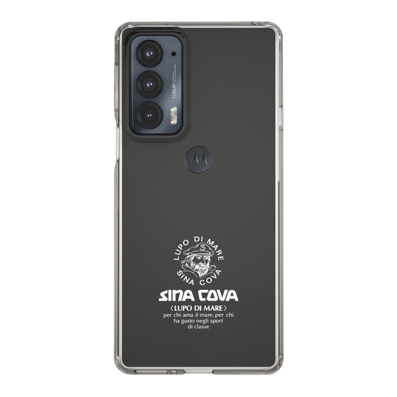 Slim Protection Case［ SINA COVA - Logo - White ］