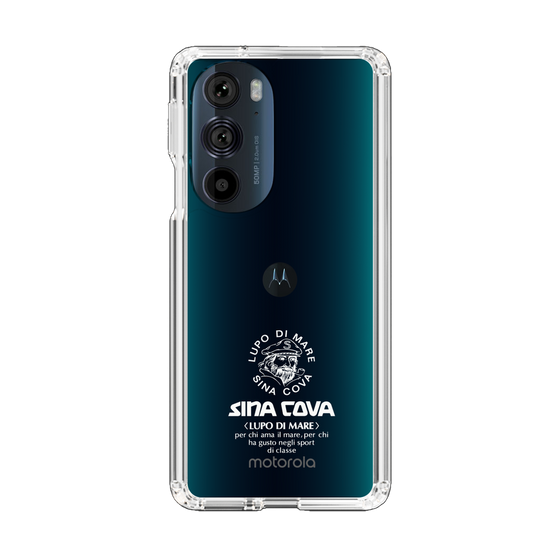 Slim Protection Case［ SINA COVA - Logo - White ］